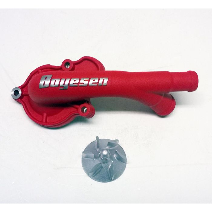 WATER PUMP COVER 17 20 CRF450R SUPERCOOLER BOYESEN WPK 06CR RED