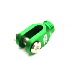 BRAKE CLEVIS REAR GREEN KX RM, FIR ASRBC-06, CNC ALLOY