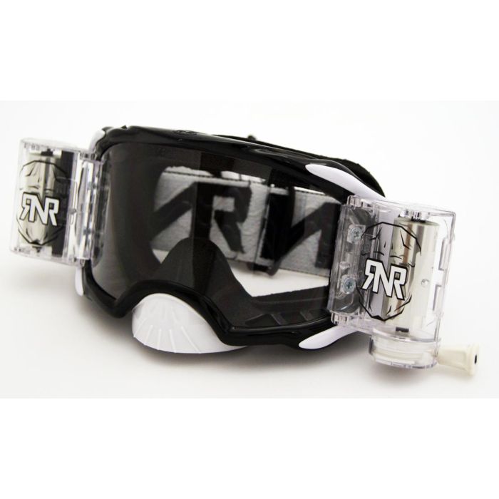 RNR PLATINUM WVS 48mm YELLOW FLO GOGGLE ROLL OFF GAA68 WIDE VISION SYSTEM