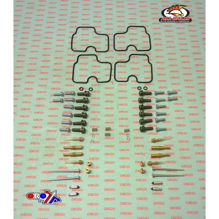 CARBURETOR REBUILD KIT 9900 HON CBR600F4, ALLBALLS 2610041 ROAD