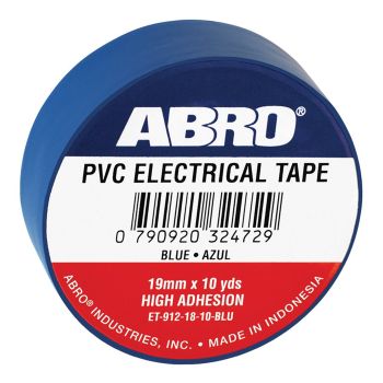 Blue PVC Electrical Insulation Tape 19mm x 10 yards