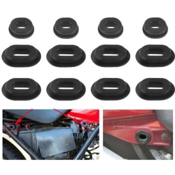 12Pcs BODY SIDE COVER RUBBER GROMMET HONDA CT CG CB125 CL XL100 CB550 CB750