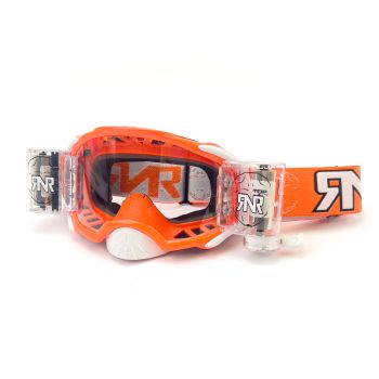 RNR PLATINUM WVS 48mm, ORANGE FLO GOGGLE, ROLL OFF, GAA46, WIDE VISION SYSTEM