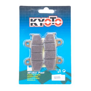 BRAKE PADS SEMI-METALLIC, KYOTO S1115 (EBC FA092)