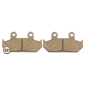 BRAKE PADS STD SEMI-METAL, KYOTO S1005A (EBC FA124)