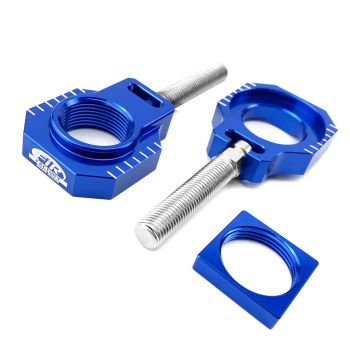 AXLE BLOCK & BOLT KTM SXF 13-21,  ASRAB-19 BLUE