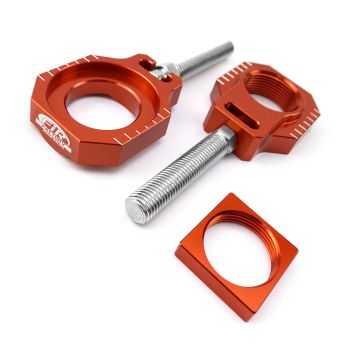 AXLE BLOCK & BOLT KTM SXF 13-21,  ASRAB-19 ORANGE