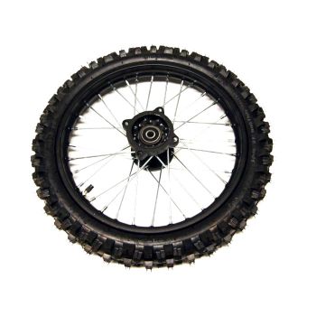 FRONT WHEEL 14" PIT BIKE 12MM AXLE, 14-60/100