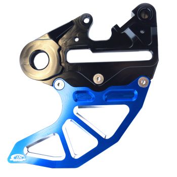 KTM HUSQ REAR DISC GUARD -16, FIR ASRDG-03, BLUE, W/CALIPER MOUNT, 79613975044