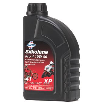 1LT PRO-4 XP 10/50wt SILKOLENE, SILKOLENE 601449888, 602011589, BOX = 10