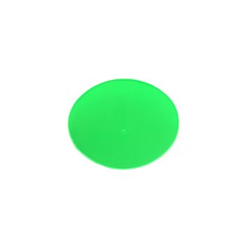 OVAL PLATE GREEN EACH