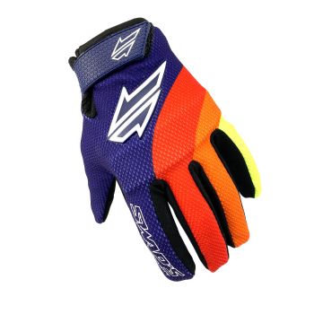 GLOVE MX SWAPS Blue/Red/Orange/Yellow - X-Small, GAN095BROXS