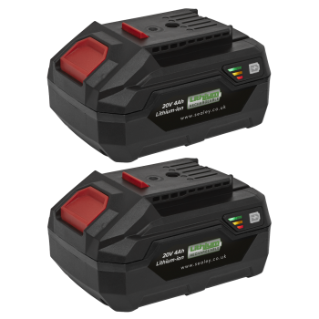 20V 4Ah BATTERY PACK LITHIUM SV20, 2 BATTERIES