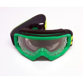 SCOTT HUSTLE GOGGLES CLEAR LENS, GREEN/BLACK, SC084117