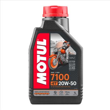 7100 20W50 4T 1 Litre, MOTUL 450024, BOX=12, Motorcycle, 100% SYNTHETIC