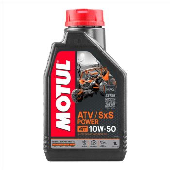 ATV-SXS POWER 4T 10W50 1 Litre, MOTUL 450073, BOX=12, Motorcycle, 100% SYNTHETIC