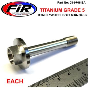 GR5 KTM FLYWHEEL BOLT M10x60mm, 77339010100 / M10x1.00mm PITCH,  / EACH