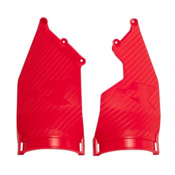 REP. TRIPLE CLAMP PROTECTORS 20-24 BETA RED, FOR ENDURO HEADLIGHT, RTECH R-PRTPIARS0020