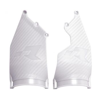 REP. TRIPLE CLAMP PROTECTORS 20-24 BETA WHITE, FOR ENDURO HEADLIGHT, RTECH R-PRTPIABN0020