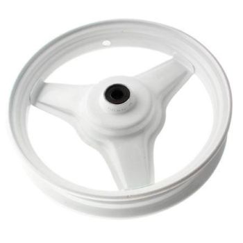 WHEEL REAR WHITE PW50, Yamaha PW50. 5M0-25390-00-FH