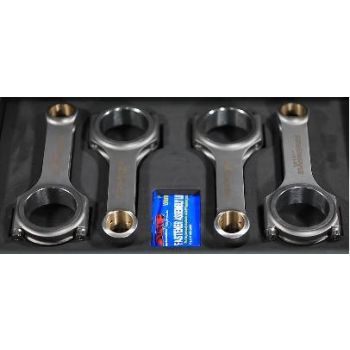 CONNECTING ROD SET 4 [D20mm Top Eye] 119.5mm 1300 HAYABUSA 99-07, SUZUKI ROAD 12160-24F02 12160-24F01, KPM002 CR-HAY-119.5B-18