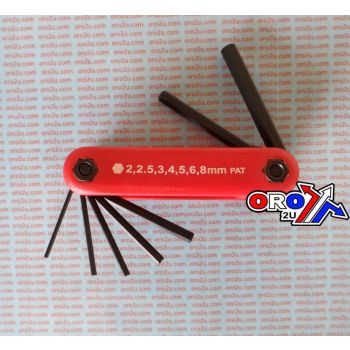 FOLDING 2.5-8 ALLEN KEY, [00-5091.EACH], [00-5092.EACH]