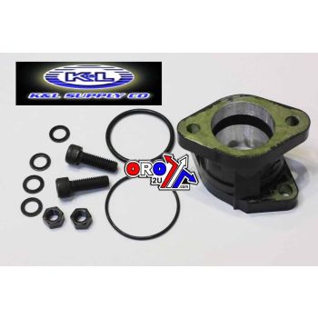 FLANGE INTAKE 1UY-13586-02-00, Carburetor Rubber YAM YFM350, K&L 11-4202 Made in Japan.