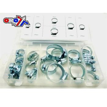 26Pc HOSE PIPE CLIP BZP STEEL, KDPHW165, JUBILEE HOSE PIPE CLIP