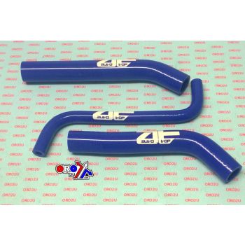 HOSE KIT HONDA TRX450 BLUE, SILICONE RADIATOR SET / 2, 121411528