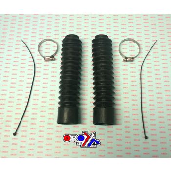 250mm FORK BOOT SET BLACK