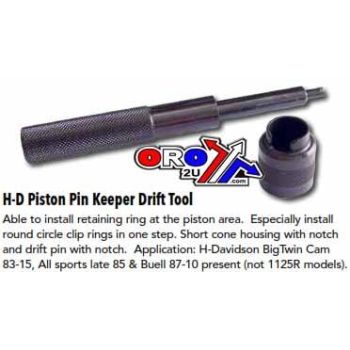 Buy HD Piston Pin Keeper Drift, K&L 35-5004 HARLEYS for only £49.15 in at Main Website Store, Main Website