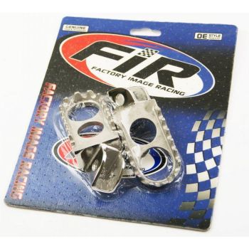 FOOT PEGS STAINLESS STEEL YZ, YAMAHA 87-96 YZ125 YZ250, WR 3SP-27411-00-00, 3LD-27411-10-00,  3SP-27411-00-00, 3LD-27411-10-00