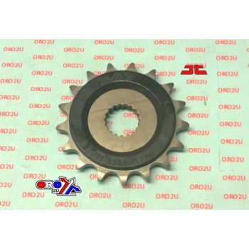 FRONT SPROCKET JTF1185.17RB, RUBBER CUSHOINED