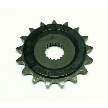 FRONT SPROCKET JTF1186.17RB, RUBBER CUSHOINED