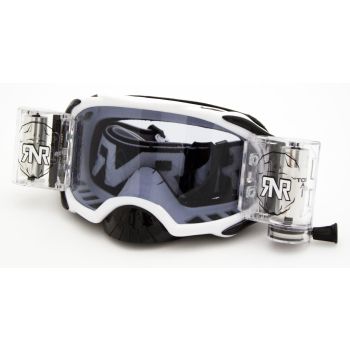 RNR PLATINUM WVS 48mm, WHITE GOGGLE, ROLL OFF, GAC22, WIDE VISION SYSTEM