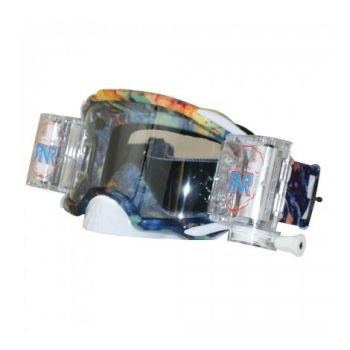 RNR PLATINUM WVS 48mm, OIL SLICK GOGGLE, ROLL OFF, GAA11, WIDE VISION SYSTEM