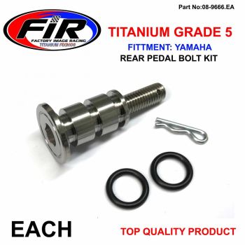 TITANIUM GR5 REAR PEDAL BOLT, YAMAHA 1C3-27217-10-00,  / EACH