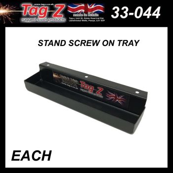 STAND SCREW ON TRAY BLACK, FIT TO ANY TAG-Z / EACH, TUB TRAY BOX