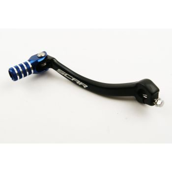 GEAR LEVER SHIFT 2018-19 YZ450F, 2019 YZ250F, BLACK/BLUE ALUMINIUM FORGED, SCAR RACING GSL413