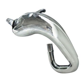 85-86 ATC250R FATTY PIPE FRONT, FMF 020006 EXHAUST NICKEL