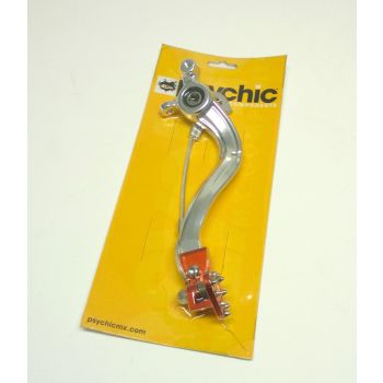 BRAKE PEDAL KTM 85 18-20 SIL/ORG, PSYCHIC MX-08809 SILVER/ORANGE 47213050044