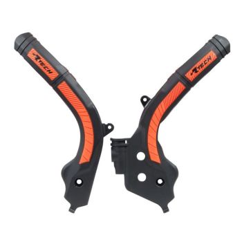 GRIPPY FRAME GUARD KTM HSQ BLACK/ORG, R-TECH R-PRTKTMNRAR1