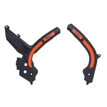 GRIPPY FRAME GUARD KTM BLACK/OR, R-TECH R-PRTKTMNRAR2