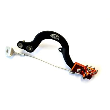 BRAKE PEDAL KTM 50 09-19 BK/ORG, FIR ASB-082F BLACK ORANGE, 45213050000