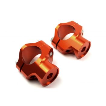 28.6 BAR MOUNTS KTM HUSQ,  ASBRK-22 ORANGE, 79001039136 0032100356S 79001038000