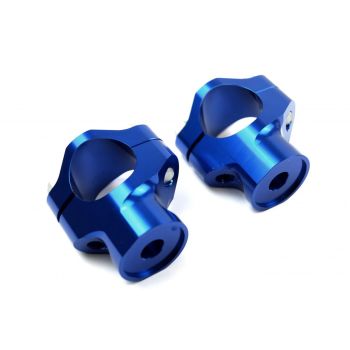 28.6 BAR MOUNTS KTM HUSQ,  ASBRK-22 BLUE, 79001039136 0032100356S 79001038000