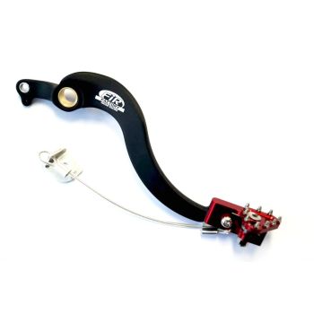 BRAKE PEDAL CRF 450 L HONDA BK/RD, FIR ASB-080F, FIR BRAND