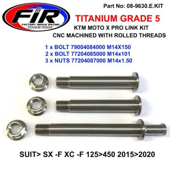 TITANIUM GR5 KTM PRO LINKAGE KIT, SX -F XC -F 125>450 2015>2020