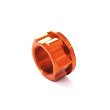 KTM HUSQ REAR SPINDLE NUT, FIR ASAXN-03, ALLOY ORANGE, 61010086000