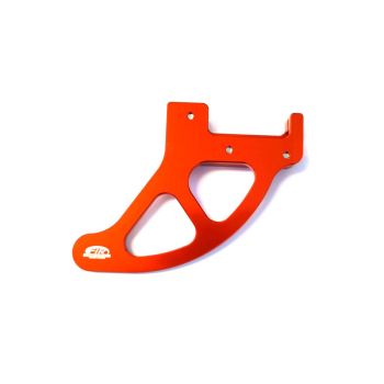 KTM HUSQ SHERCO REAR DISC GUARD, FIR ASRDG-01, ORANGE, 5481096120030